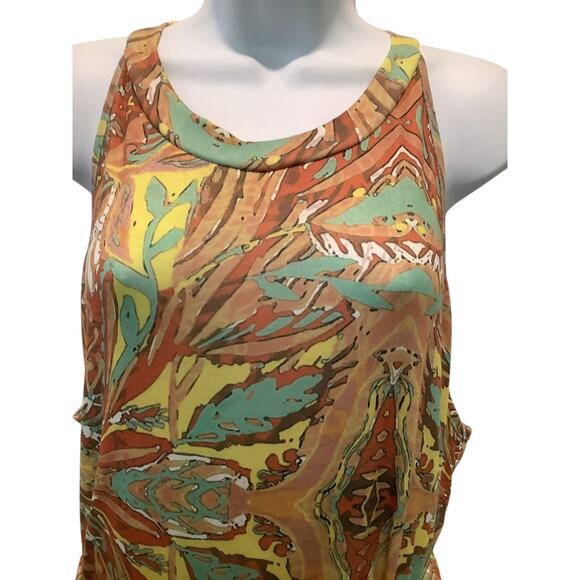 UNBRANDED RETRO/BOHO HALTER STYLE WIDE LEG JUMPSUIT 3X NWOT - Picture 3 of 10